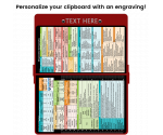 WhiteCoat Clipboard® - Red Diagnostic Sonography Edition
